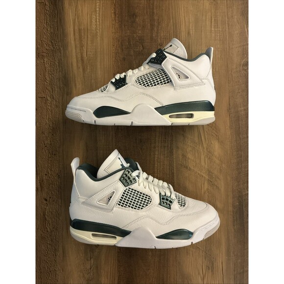 Nike Air Jordan 4 Retro White Oxidized Green Men Size 7 B-Grade FQ8138-103 New main image 7
